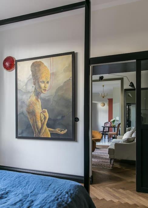 Dark Blue Apartment Warsaw Luaran gambar