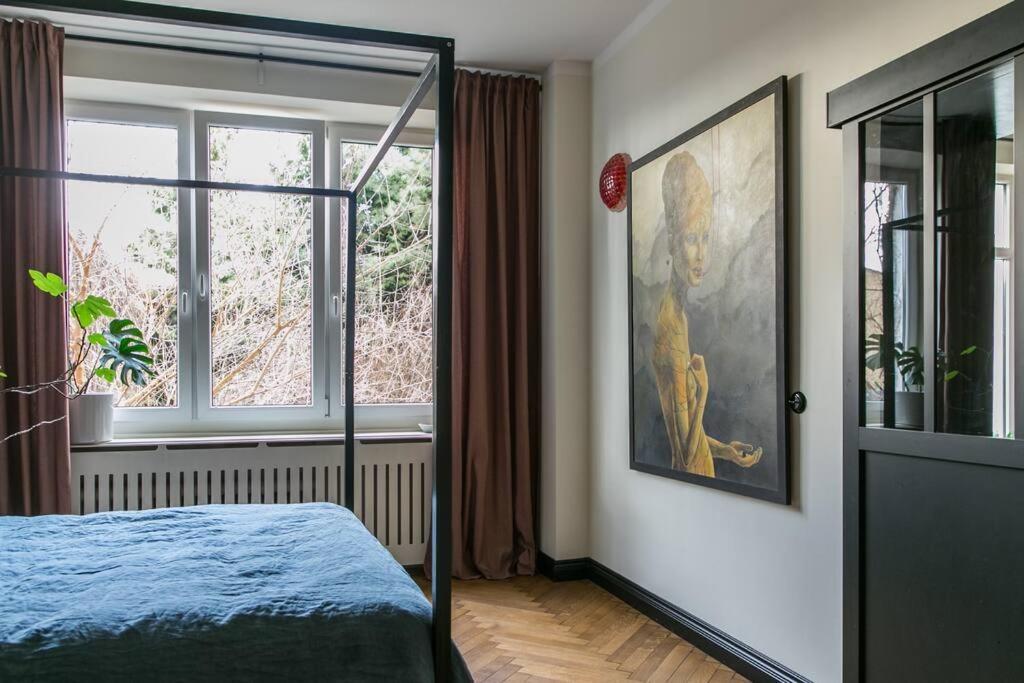 Dark Blue Apartment Warsaw Luaran gambar