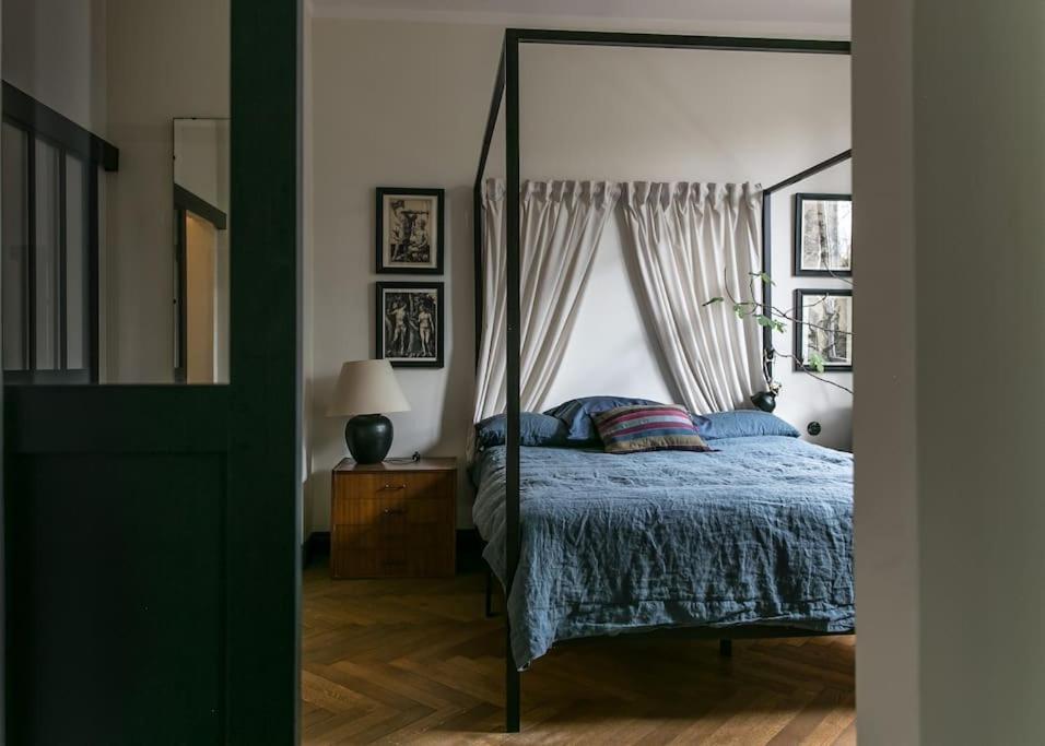 Dark Blue Apartment Warsaw Luaran gambar